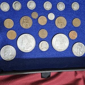 Morgan Silver Dollars And Other Coins Collection